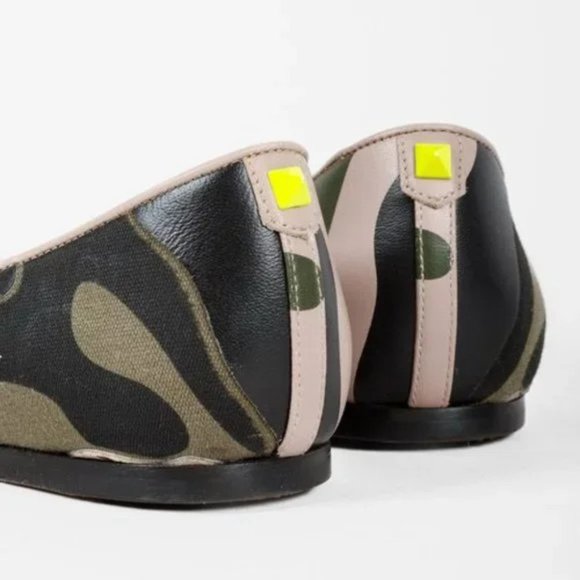 Valentino Neon Camo Flats - Picture 10 of 12